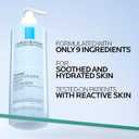La Roche-Posay Toleriane Moisturizing Milky Cleanser, Gentle Face Cleanser with Glycerin for Dry, Sensitive & Allergy-Prone Skin, Face Wash for Hydration, Makeup Remover Cleanser, 13.5fl oz