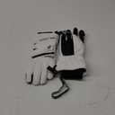 Winter Ski Snow Gloves Men Women,Waterproof Windproof Touchscreen Snowboard Gloves,3M Thinsulate Insulated Warm Winter Snowmobile Gloves (X-Small, White)