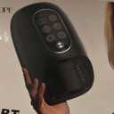 Hand Massage Device With 9 Modes And 4 Heating Options For Hot And Cold Therapy Hand And Wrist Massager For Arthritis And Carpal Tunnel Relief Ideal Home Gift FSA HSA Eligible (Black)