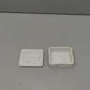 Autom White Porcelain Cross Rosary Jewelry Box (Rectangle)