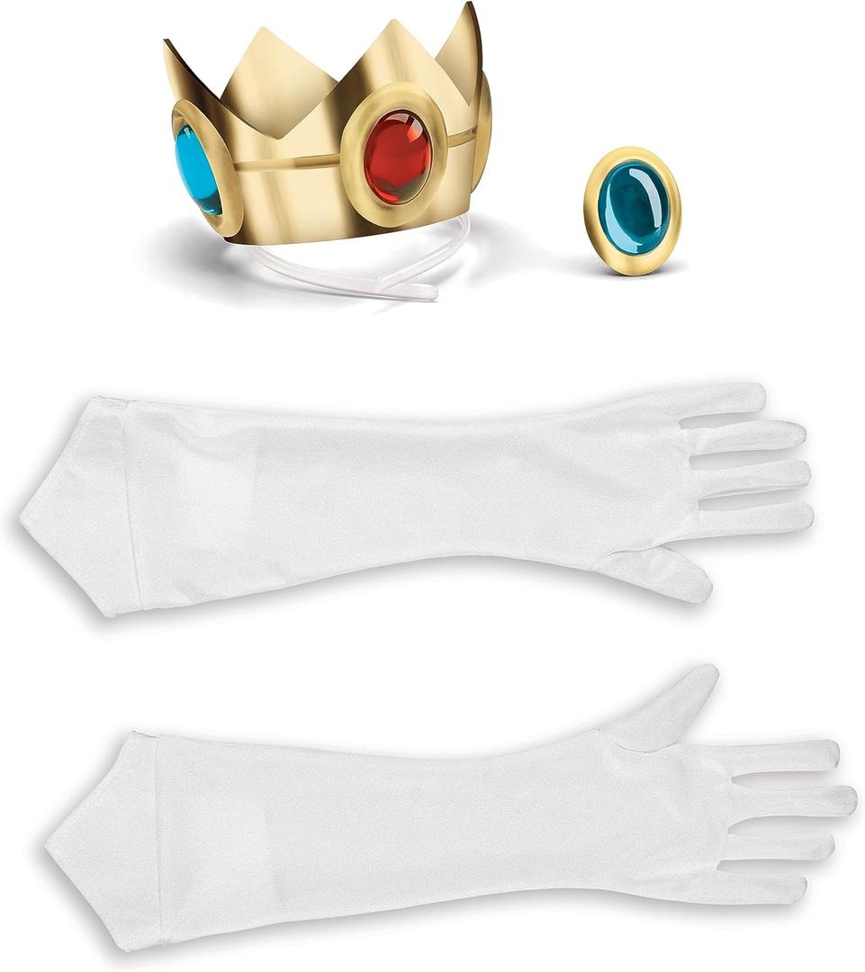 Disguise Nintendo Super Mario Brothers Princess Peach Child Accessory Kit, One Size Child