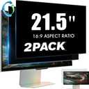 YAKAI 1 Pack 21.5 Inch Computer Privacy Screen for 16:9 Aspect Ratio Widescreen Monitor, Computer Monitor Privacy Filter, Removable Protector Film