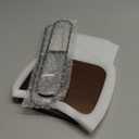 Mkono Sunglasses Organizer Glasses Holder Stand for 24 Pairs of Eyewear, 2 Tier Sunglass Storage Eyeglasses Display Rack Metal Frame with Wood Base for Table Desk Countertop Dresser Bedroom, Black