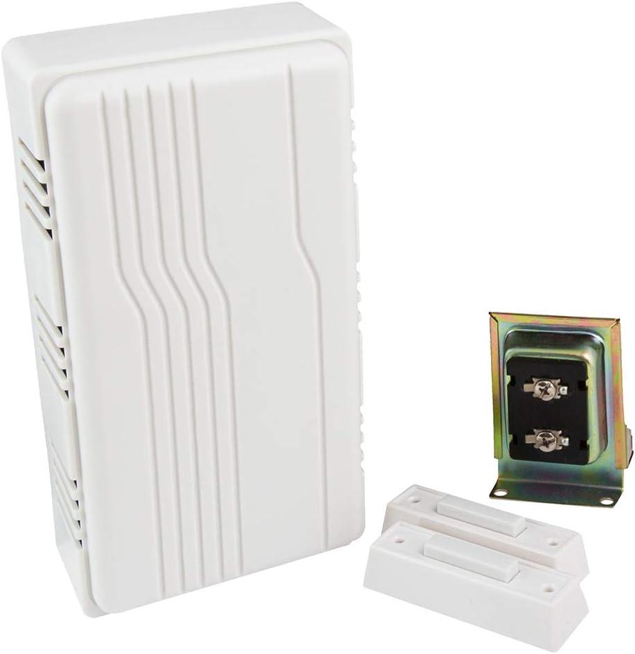 Edwards Signaling C212-W Builders Chime Complete Installation Kit with 2 Non-Illuminated Pushbuttons, White