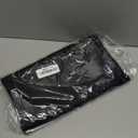 Under Sink Mat 22 x 19, Silicone Under Sink Protector Mat for Kitchen Waterproof, Easy to Clean Bathroom Cabinet Mat Organizers and Storage, Black