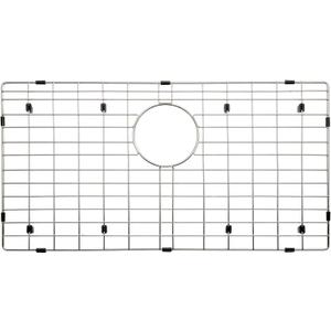 Serene Valley 27-9/16" x 14-9/16" Sink Protector, Rear Drain with Corner Radius 3/16", Sink Grid NLW2815R