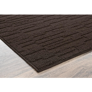 Garland Rug Pixel Mocha 24"×40" Area Rug By Garland Ideal for Living Rooms & Hallways, Stylish & Durable for High-Traffic Areas 24"×40"