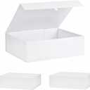 Extra Large White Gift Box 3 Pack 19x16x6 Inches,Gift Boxs for Presents with Lid Magnetic Closure Collapsible,Bridesmaid Proposal Box,Birthday, Christmas,for Clothes and Large Gifts