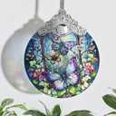 Butterfly Christmas Ornament for Tree, Holiday Decor, Gifts for Butterfly Lovers