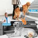Dual-use Dog Lift Rehab Hareness Canine Sling for Large Pooch Rear Legs and Hip Support,Adjustable and Soft Brace Strap for After ACL Surgery, Helps Senior, Injured and Disabled K9