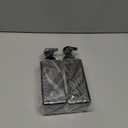 UUJOLY Foaming Soap Dispenser 650ml (22oz) Refillable Plastic Pump Bottle for Liquid Soap, Shampoo, Body Wash (2 Pcs) (Amber)