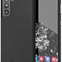 Crave for Galaxy S21 Case, Shockproof Protection Dual Layer Case for Samsung Galaxy S21, S21 5G (6.2 inch) - Black