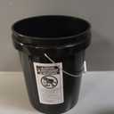 5 Gallon Bucket - Food Grade Bucket Lid Not Included, Black