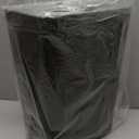 TIPGO Bathroom Trash Can with Lid, 4 Gallon / 15 Liter Small Garbage Can, Press Top Bin, Plastic Wastebasket with Pop-Up Lid for Bedroom, Living Room, Office (Black)