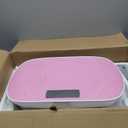 MERACH Vibration Plate Exercise Machine, Whole Body Workout Equipment for Women, Bluetooth and Silicone Pedal, Vibration Plate with Auto Mode, Vibrate Fitness Platform for Home (Pink)