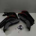 Mud Flap Delete Fits for 2019-2025 GMC Sierra 1500 2WD/4WD | Front and Rear Mud Flap for GMC Sierra 1500 Accessories 2019-2025 & Classic | with 3D Instructions and 16*Screw