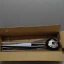 Black LED Chandelier for Dining Room, 27.76in Dimmable 4-Lights Modern Ceiling Pendant Light Fixture for Kitchen Living Room Entry Foyer 3000K/4000K/5000K 24W