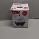 Dash Deluxe Egg Cooker - Boiler, Poacher & Steamer - Includes Measuring & Recipe Guide - Dishwasher Safe - Holds 12 Eggs, Black