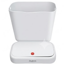 OYBOS Bathroom  Trash Can with Lid 3 Gallon Slim Plastic Narrow Garbage Can for Bathroom, Bedroom, Kitchen, Office White