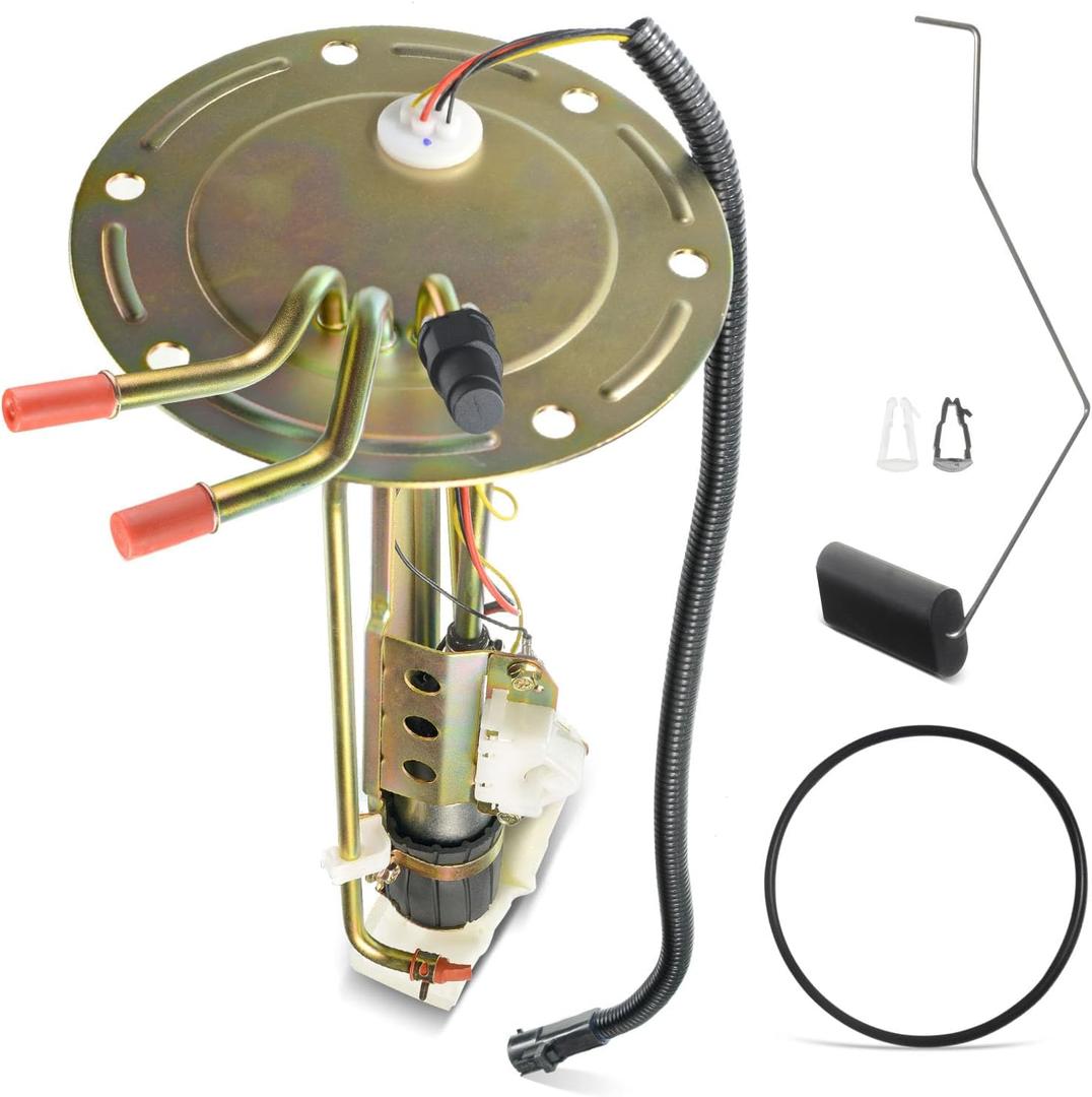 A-Premium Electric Fuel Pump Assembly with Sending Unit Compatible with Ford E-150 E-250 E-450 E-550 Super Duty 2003, E-150 E-250 Econoline Club Wagon 2000-2002, 5.4L 6.8L, Replace# E2276S, FE0479