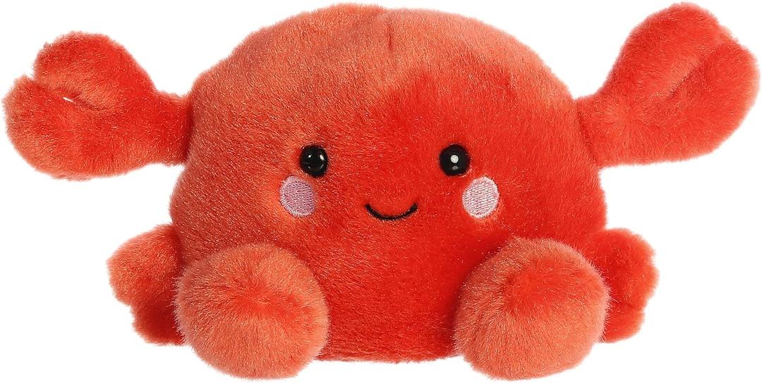 Aurora Adorable Palm Pals Snippy Crab Stuffed Animal - Pocket-Sized Play - Collectable Fun - Red 5 Inches
