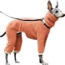 Esobo Fashion Winter Dog Warm Coat Jacket Four-Legged Neck Warm Pet Sweaters for Large Dogs