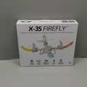 X-35 Firefly Quadcopter White Drone Wi-Fi Camera & LED Lights DRWL335W