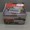 BLACK+DECKER Rice Cooker 28 Cups Cooked (14 Cups Uncooked) with Steaming Basket, Removable Non-Stick Bowl, White