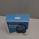 AOC Wireless Headset with Mic for Work with Noise Cancelling Mic for Clear Calls, 30H Playtime PC Bluetooth Headphones and Multipoint Connect to Laptop Computer and Mobile, Wired or USB Dongle- White