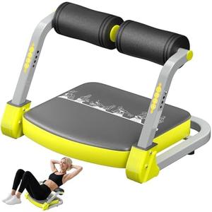 Ab Crunch Machine, Ab Workout Equipment for Home Gym with Adjustable Resistance, Ab Trainer for Stomach and Sit Up Exercise