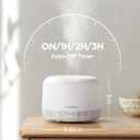 InnoGear Aromatherapy Diffuser & 10 Essential Oils Set, 500ml Essential Oil Diffuser with Remote Control Mother's Gift Ultrasonic Cool Mist Scent Humidifier Vaporizer Auto-Off Timer for Home, White