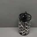 Illus Illumination 1 Black Crystal Pendant Lights Kitchen Island, Modern Mini Chandelier, Adjustable Hanging Ceiling Light Fixture for Kitchen Dining Room Bedroom Foyer Bar, L6.1 x H11.8