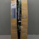 Sweetcrispy 6ft Pre-lit Artificial Christmas Tree, Prelighted Green Artificial Hinged Spruce Xmas Tree with 700 Branch Tips, 250 Incandescent Lights & Foldable Base for Home, Office, Party