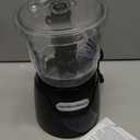 Hamilton Beach Electric Vegetable Chopper & Mini Food Processor, 3-Cup, 350 Watts, for Dicing, Mincing, and Puree, Black (72850)
