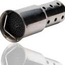 LKV Motorcycle DB Killer 51mm Universal Muffler Silencer Baffle Removable Noise Eliminator Compatible with Harley Moto Guzzi Honda Kawasaki Suzuki Yamaha Cruiser Scooter