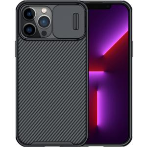 Nillkin Compatible for iPhone 13 Pro Max Case, CamShield Pro Series for iPhone 13 Pro Max 5G 2021-6.7" Black Case with Slide Camera Protection Cover, Slim Privacy Protective Case