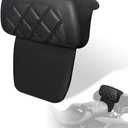 FOVPLUE Backrest Pad,Chopped Razor Tour Luggage Pack Backrest Pad for Harley Touring 2014-later,for CVO Road Glide Road King Street Glide Tri Glide Ultra Limited Electra Glide FLHTKSE,Black Stitching