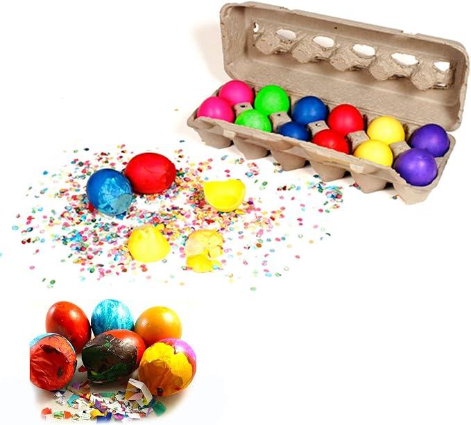 3 x 12 confetti eggs