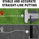 PGM Zero Torque Putter Golf Club for Men and Women Right Handed, High Forgiveness and Low Deviation Face Balanced Square to Square Putter, 34"