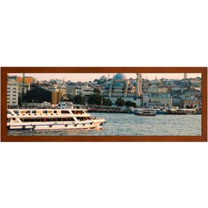 12x36 Poster Frame, 12x36 Panoramic Picture Frame, Solid Wood Poster Frame-Horizontal and Vertical Wall Hanging for Home, Exhibition, Caffe(Brown)