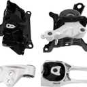 Engine Motor and Transmission Mount Kit, Compatible with 2018 2019 2020 2021 2022 C-HR 2.0L L4 Engine, Repklace OE: A42130 123630T030 A42131 123640T030 A42136 123720T581 A42137 123050T341