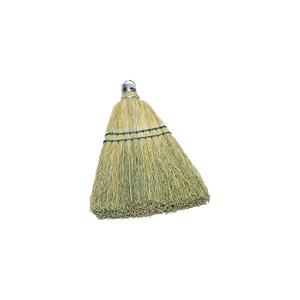 Rubbermaid Commercial 12 Inch Corn Whisk Broom, Yellow, Flagged Natural Bristles for Multi-Surface Sweeping, Remove Dirt and Debris from Porches/Floors Decks/Driveways/Sidewalks (PACK)