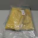 OWENIE Sheer Curtains 84 Inches Long 2 Panels Set, Gold Sheer Curtain for Living Room, Rod Pocket Voile Fimly Sheer Drapes for Bedroom, 2pcs, Each 42" W x 84" L