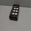 LED Puck Lights with Remote Control, Battery Operated Wireless Closet Light, Under Cabinet Lighting Stick on Tap Push Lights, Color Changing Under Counter Light for Kitchen, 6 Pack - Black