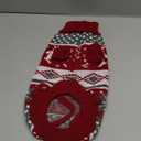 Vehomy Dog Christmas Sweaters Pet Winter Knitwear Xmas Clothes Classic Warm Coats Reindeer Snowflake Argyle Sweater for Kitty Puppy Cat-Middle L