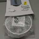 LEMOISTAR 8 Inch Small Wall Mounted Fan with Remote Control, 90 Oscillating, 4 Speeds High Velocity, Timer, Adjustable Tilt, 70 Inch Cord, Quiet, for RV Bedroom Home Office Garage-White