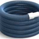 BEWAVE Pool Vacuum Hose, Above/In Ground Manual Heavy Duty Swimming Pool Hose with Swivel Cuff, 1-1/2 In x 18 Ft