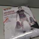 Spooktacular Creations Kids Zombie Cheerleader Halloween Costume, Dead Cheerleader Costume for Girls, Fearleader Outfit (L)