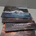 Inspirational Quotes Canvas Art, Motivational Decor Painting, Landscape - Suitable for Library, Office, Living Room - Tabletop/ Hanging, 4-pack (29 x 38 cm) Framed