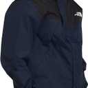 The North Face Men's Antora Jacket  - Waterproof & Windproof Rain Coat, Secure Zip Hand Pockets, Summit Navy/TNF Black, 4X Big